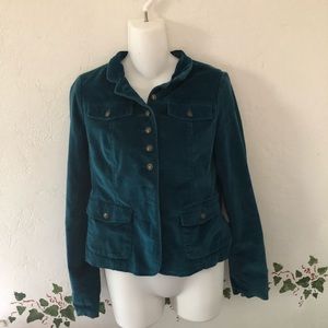 Corduroy Medium Blue-Green Jacket